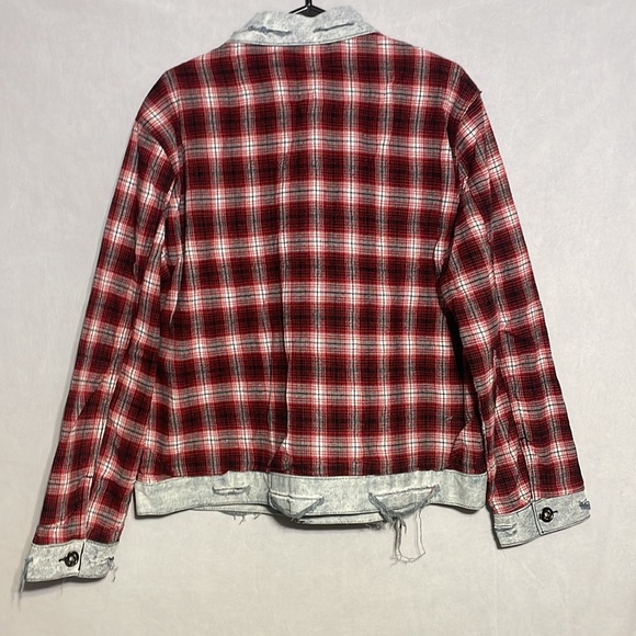 Plaid Denim Jacket - Picture 7 of 7